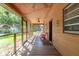 Outdoor porch featuring ceiling fan, and plenty of natural light at 5904 Hagood Ave, Hanahan, SC 29410