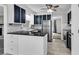 Modern kitchen features stainless steel appliances and black countertops at 598 Maple Branch Rd, Reevesville, SC 29471