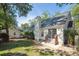 Charming backyard of the house with a patio and well-maintained landscaping at 642 Bridlewood Ln, Mount Pleasant, SC 29464