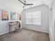 Bedroom featuring a desk and chair next to a window for natural light, and artwork on the walls at 642 Bridlewood Ln, Mount Pleasant, SC 29464