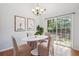 Cozy dining area with natural light, a white table, and comfortable seating for a pleasant meal experience at 642 Bridlewood Ln, Mount Pleasant, SC 29464