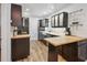 The kitchen features dark wood cabinets, butcher block countertops, and stainless steel appliances at 642 Bridlewood Ln, Mount Pleasant, SC 29464