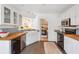 Charming kitchen with butcher block countertops, stainless steel appliances, and a farmhouse sink at 642 Bridlewood Ln, Mount Pleasant, SC 29464