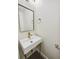 Bathroom featuring a modern vessel sink, bronze fixtures, and a clean design at 702 Spark St, Mount Pleasant, SC 29464