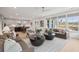 Open-concept living space showcasing natural light, comfortable furnishings, and seamless flow to the kitchen at 766 Maynard Ln, Summerville, SC 29486