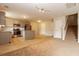 Modern open kitchen with stainless appliances and a kitchen island at 8285 Little Sydneys Way, North Charleston, SC 29406