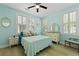 Stylish bedroom with a large window, allowing for plenty of natural light at 8400 Camp Gregg Ln, North Charleston, SC 29418
