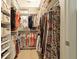 Well-organized walk-in closet with custom shelving and ample storage space at 8400 Camp Gregg Ln, North Charleston, SC 29418