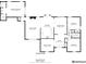 Detailed floor plan showcasing a spacious 3-bedroom layout, with open-concept living, kitchen, and dining areas at 96 King Charles Cir, Summerville, SC 29485