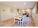 Dining room with white table and chairs in a manufactured home at 1010 Universal Cir, Saint Stephen, SC 29479