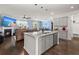 Kitchen island with granite countertop, stainless steel dishwasher, and pendant lighting at 106 Claremont Ct, Summerville, SC 29486