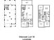 Layout of a two-story home including a garage, bedrooms, baths, and kitchen at 1086 Glenshaw St, North Charleston, SC 29405