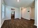 Inviting dining area with stylish flooring, neutral walls, and easy access to the kitchen and other living spaces at 109 Rosefield Ct, Summerville, SC 29485