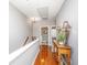 Bright hallway with hardwood floors, view to other rooms, and stairway at 136 Fair Sailing Rd, Mount Pleasant, SC 29466