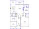 Detailed first floor plan highlighting the layout and room dimensions at 147 Seaton St, Summerville, SC 29486