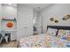 Comfortable bedroom features a bed, a desk, and decor to create a personalized retreat space at 16 Oakwood Ln, Edisto Island, SC 29438