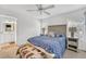 Bright bedroom with a comfortable bed, ample natural light, and ensuite bathroom access at 2011 N Highway 17 # 1900G, Mount Pleasant, SC 29466