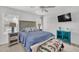 Cozy bedroom featuring a comfortable bed, ceiling fan, and ample natural light at 2011 N Highway 17 # 1900G, Mount Pleasant, SC 29466