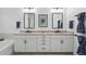 Spacious bathroom vanity featuring double sinks, granite countertops, and modern fixtures, offering style and functionality at 233 Camber Rd, Huger, SC 29450