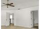 Spacious bedroom with light wood-look floors, with views to the hall and closet at 3013 Argyll Dr, Summerville, SC 29483
