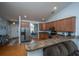 Kitchen and dining area showcasing an open concept design and stainless steel appliances, ideal for Gathering gatherings at 309 Hathaway Dr, Goose Creek, SC 29445