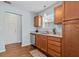 Functional kitchen area with wood cabinets, stainless steel appliances, and hardwood floors at 340 Stefan Dr, Charleston, SC 29412