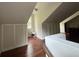 Finished attic space features hardwood floors, ample lighting, and built-in storage at 3646 Hilton Dr, Johns Island, SC 29455