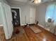 Bedroom featuring hardwood floors, ceiling fan, and ample natural light at 3646 Hilton Dr, Johns Island, SC 29455