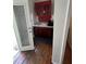 Compact kitchenette with dark wood cabinets and a sink, perfect for a small space at 3646 Hilton Dr, Johns Island, SC 29455