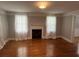 Living room features refinished wood floors and fireplace at 3646 Hilton Dr, Johns Island, SC 29455