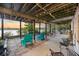 Outdoor patio space featuring a seating area and view of the lake and grassy area at 4940 Lambs Rd, North Charleston, SC 29418