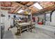 Unfinished basement offering potential for customization, showcasing ample storage and utility area at 4940 Lambs Rd, North Charleston, SC 29418