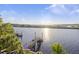Stunning water view showcasing the private dock for boating and outdoor enjoyment at this waterfront property at 4940 Lambs Rd, North Charleston, SC 29418