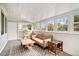 Bright living room with neutral tones, stylish furniture and a light colored rug provides a peaceful and comfortable atmosphere at 504 W Ashley Ave, Folly Beach, SC 29439