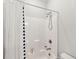 Bathroom with white shower and tub featuring shower head with sailboat patterned curtain at 525 Yellow Tower Ter, Charleston, SC 29412