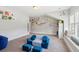 Large playroom featuring art-covered walls, window seat, and comfortable seating at 525 Yellow Tower Ter, Charleston, SC 29412