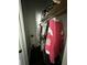 Walk-in closet with wood shelving, providing ample storage space for clothes and accessories at 5681 Captain Kidd Rd, Hollywood, SC 29449