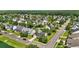 Ariel view shows this neighborhood's mature landscaping, proximity to ponds, and well-maintained homes at 6159 Fieldstone Cir, Charleston, SC 29414