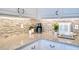 Granite kitchen countertop with tile backsplash at 6159 Fieldstone Cir, Charleston, SC 29414