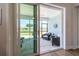 View of screened porch from interior at 754 Blue Iris Way, Summerville, SC 29486