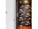 Unique elevator with playful fish wallpaper and wooden accents for easy access between floors at 932 Middle St, Sullivans Island, SC 29482