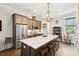 Spacious kitchen with stainless steel appliances, central island, and breakfast bar at 992 Key Colony Ct, Mount Pleasant, SC 29464