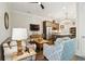 Open-concept living room flows into the kitchen, featuring modern decor and a cozy atmosphere at 992 Key Colony Ct, Mount Pleasant, SC 29464
