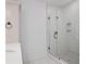 Elegant bathroom includes glass shower, quartz countertop, and modern fixtures at 0 Butterfly Ln, Awendaw, SC 29429