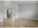 Spacious living room area with hardwood flooring, bright and airy at 104 Brightwood Dr, Huger, SC 29450
