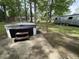 Backyard featuring a hot tub, green space, and mature trees, perfect for outdoor enjoyment and relaxation at 104 Jackson Rd, Ladson, SC 29456