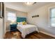 Cozy bedroom featuring a decorative headboard and hardwood floors at 104 Jackson Rd, Ladson, SC 29456