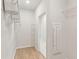 Spacious walk-in closet with wood flooring and shelving for efficient organization of personal belongings at 105 Barker Street, Summerville, SC 29486