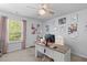 Functional home office with a spacious desk, modern decor, and plenty of natural light at 108 Rusting Link Rd, Summerville, SC 29483