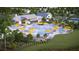 Stunning zero entry community pool featuring ample seating and shade at 109 Barker Street, Summerville, SC 29486